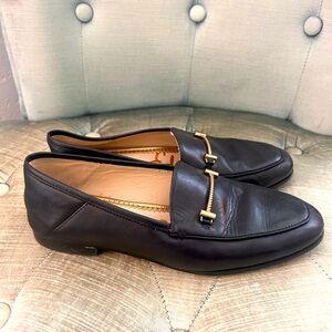 Black loafers